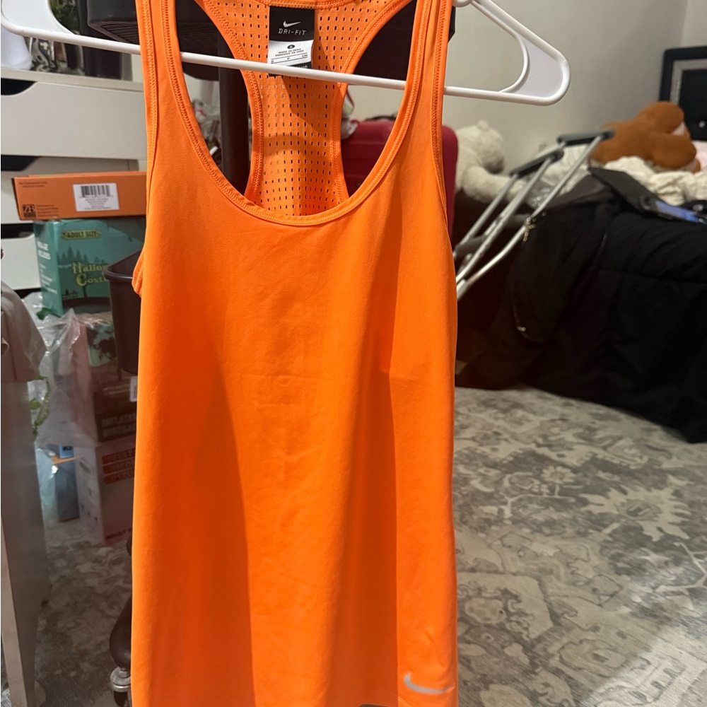 Nike Dri-FIT Orange Athletic Tank